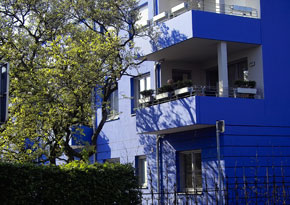 Wohnungsbau Blau